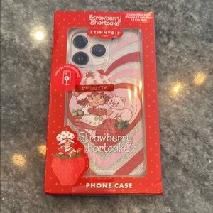 Silver and Red Heart Glitter Protective Phone Case